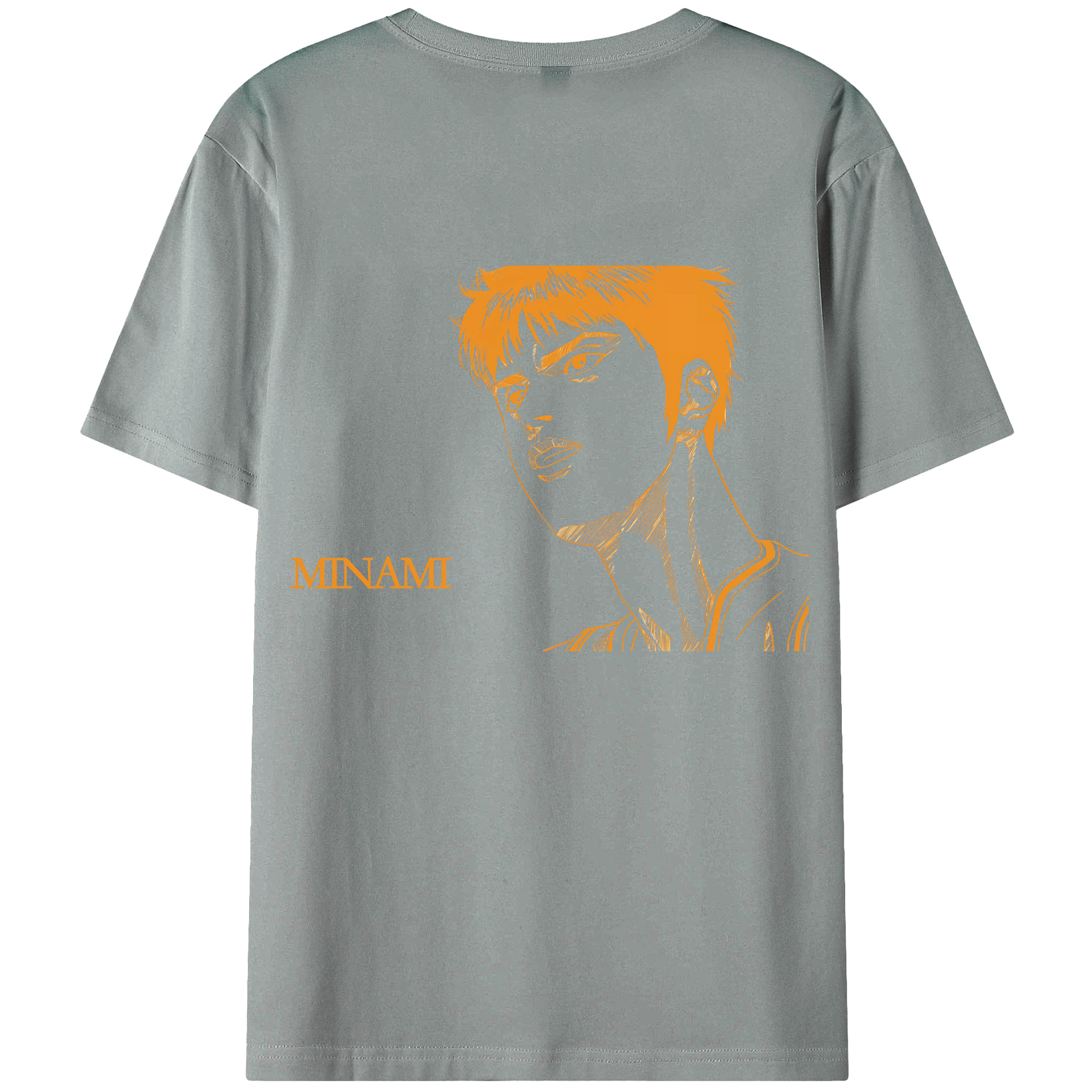 （画像用） SLAM DUNK／スラムダンク 綿100％ メンズ半袖Tシャツ（バックプリント） 通気性